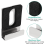 10pcs Heavy Duty Mirror Hanging Kit, Mounting Hardware Clips for Wall Mounting, Single Hole Silver 7