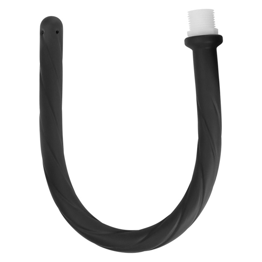 Saudism Black Silicone Bidet Bathroom Handheld Jet Water Sprayer For Feminine Wash Hose Toilet