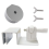 -86D Wall Bracket for Mini Eaves Rain Ditch Special Alloy Support Waterproof Adjustable Angle Stand 1