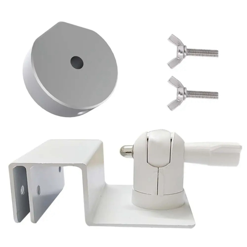 -86D Wall Bracket for Mini Eaves Rain Ditch Special Alloy Support Waterproof Adjustable Angle Stand 1