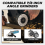 Angle Grinder Cutting Blade for Stone Ceramic,4in Super Thin Tile Saw Blade,Rock Slab and Grinding Disc 5PC 6