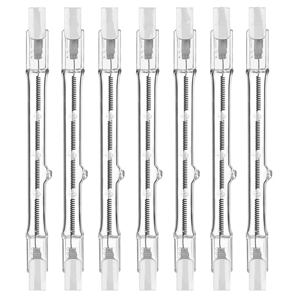 Saudism R7s Halogen Bulbs, 7 Packs Bulb 118Mm Dimmable 230V Tungsten Linear 300W Light