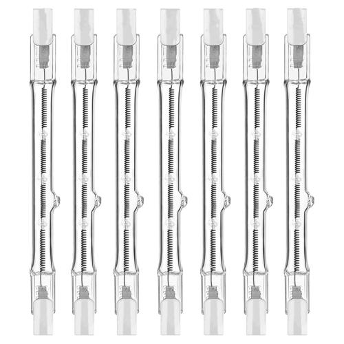 R7s Halogen Light Bulbs, 7 Packs Bulb 118mm Dimmable 230V Tungsten Linear 300W 1