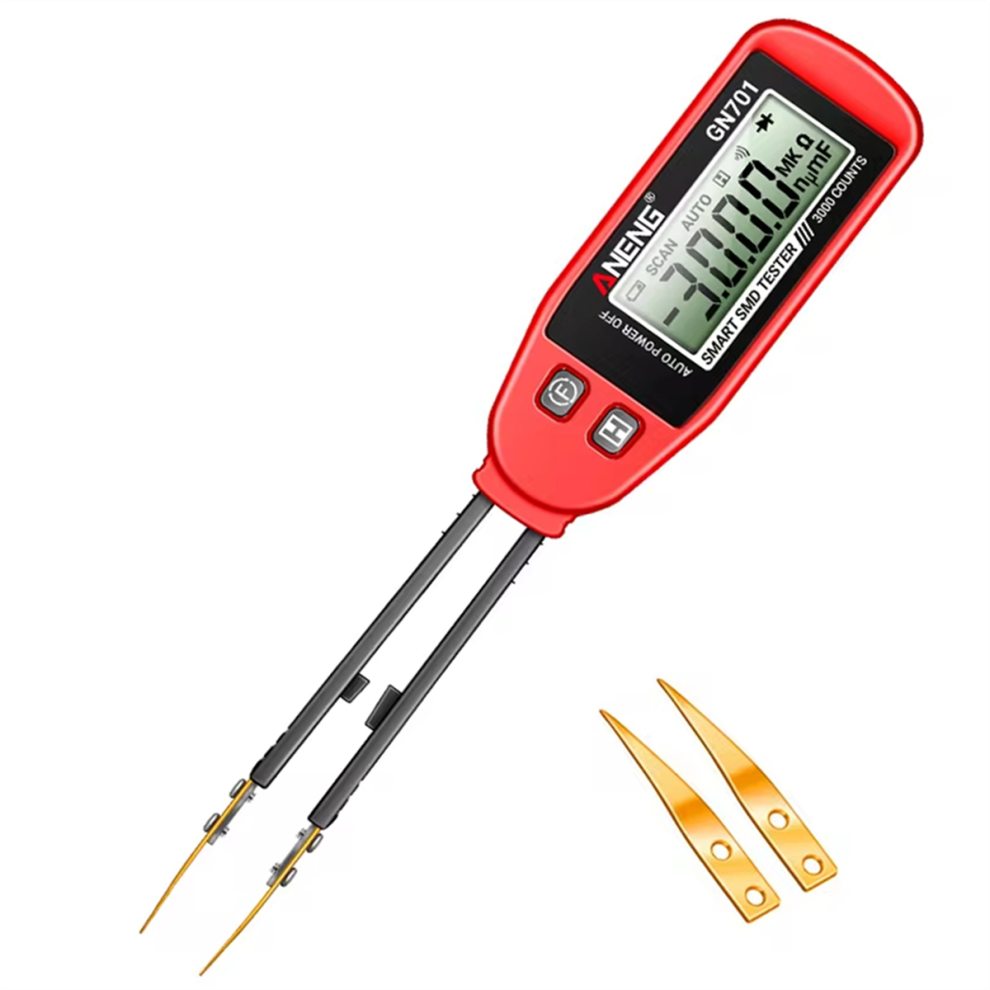 Gn701 Digital Smart Smd Tester Electrical Multimeter Resistance Capacitance Continuity Diode Test Meter 4851045567517