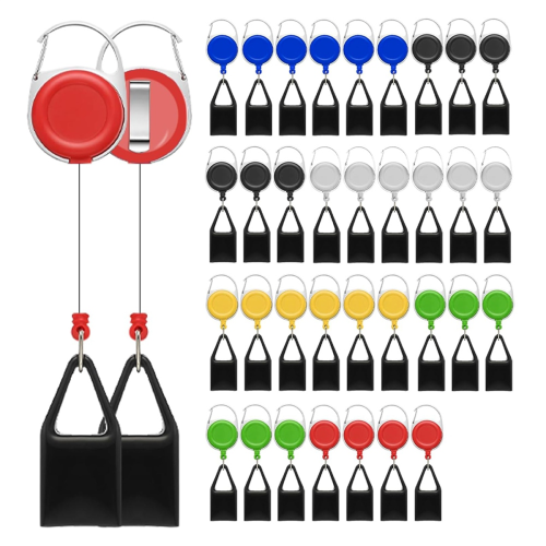 36Pieces Lighter Holders Retractable Clip Keychain Assorted Colour Holder with Cover Single 1