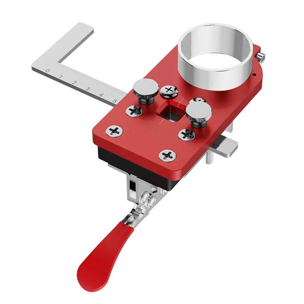 Woodworking Hinge Boring Auxiliary Limiter For Hole Opener Locator Puncher Aid Door Cabinets Woodwork Tool 4851045567029