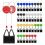 36Pieces Lighter Holders Retractable Clip Keychain Assorted Colour Holder with Cover Single 1