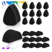 24 Pcs Face Paint Petal Oval & Semicircular Painting Sponges High Density Supplies