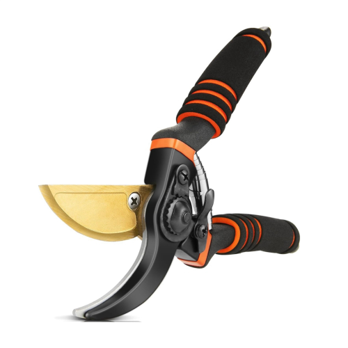 Pruning Shears, Garden Shears - Professional Quality SK5 Steel Titanium Bypass
