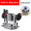 Adjustable Trimming Machine with Plunge Router Base,Double Handle,Heavy-Duty Milling Power Tool for Precision Woodworkin 5