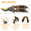 Pruning Shears, Garden Shears - Professional Quality SK5 Steel Titanium Bypass 4