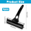4 Pcs Rubber Roller Black Rollers Ink for Gluing Printing Inking Block Paper Crafting 3