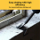 5PCS Hammer Pick Scraping Chisel Set Wall Slotting Masonry Concrete Drill Bit Tile Flat Point Chisels Round Handle 6