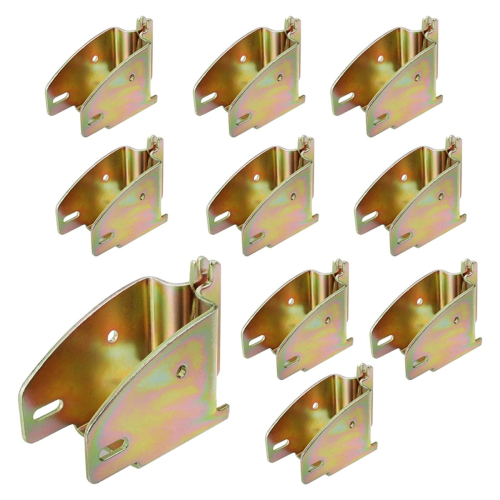 10PCS E-Track Wood Beam End Socket Accessories for 2x4 2x6, Add Removable Load Lock Bars to Cargo Area 1