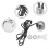 Replacement Transducer,Heater Transducer Discs+Tool Set for ,Electric Fire Wall M-011B M011B 8