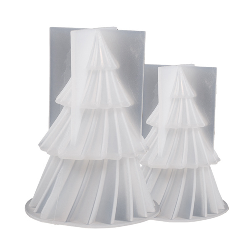 Saudism Christmas Tree Aromatherapy Candle Silicone Mold Diy Soap Making Tools Resin