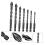 7pcs Hex Shank Drill Bits Firewood Hand Cone Multipurpose Drilling Bit Stepped Tile 9
