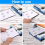 2 Pieces Die Cutting Mats, 9 x 6 Inch Grid Magnetic Mat Spacers for Machine 5