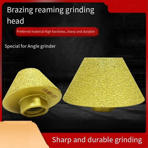 M14 Brazed Diamond Grinding Head, Ceramic Tile Chamfering Machine, Trimming Drill Bit, Heads (35-75mm) 2
