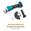 High Power Brushless Angle Grinder Hand Cordless Rechargeable Grinding EU Plug 4