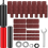 Drum Sander Set,Rubber Sanding Spindle Adapter with 120 Grit Sandpaper Drum, Power Drill Driven 2