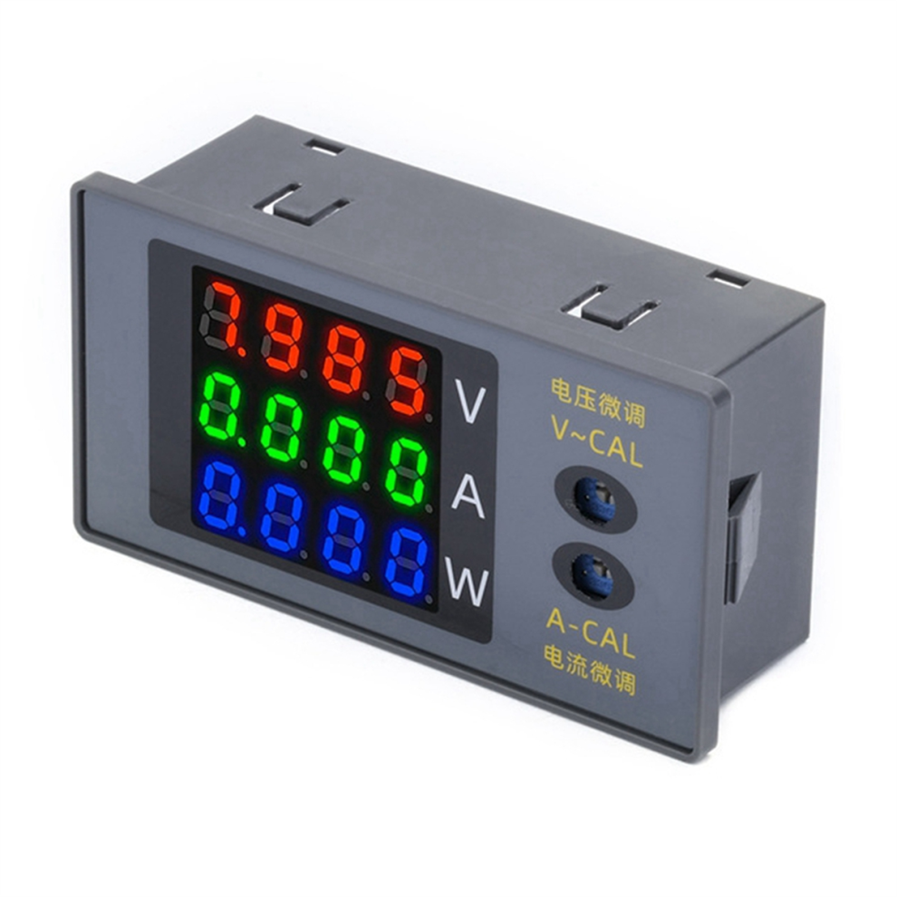 Dc730 Digital Voltmeter Ammeter Wattmeter 4-Digit Voltage Current Meter Power Tester Detector Dc 0-100V 4851045571866