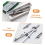 Wear-Resistant Leather Compass Reusable Spring Geometry Screen Door 7