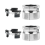 2 Set 39mm-50mm Oil Seal Installation Tool Universal Fork Driver Motorcycle Disassembly 2
