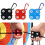 Puller Ergonomic Silicone Pulls Remove Obstacles with Hanging Buttons Blue 9