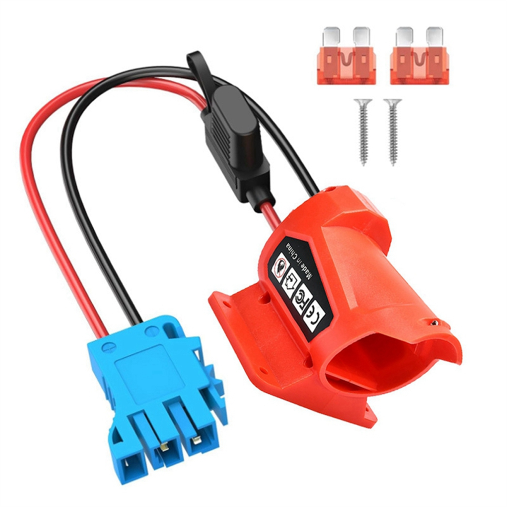 Photos - Parts for Drones & RC models Battery Adapter for 12V DIY Ride on Truck, Robotics, RC Toys Blue Plug