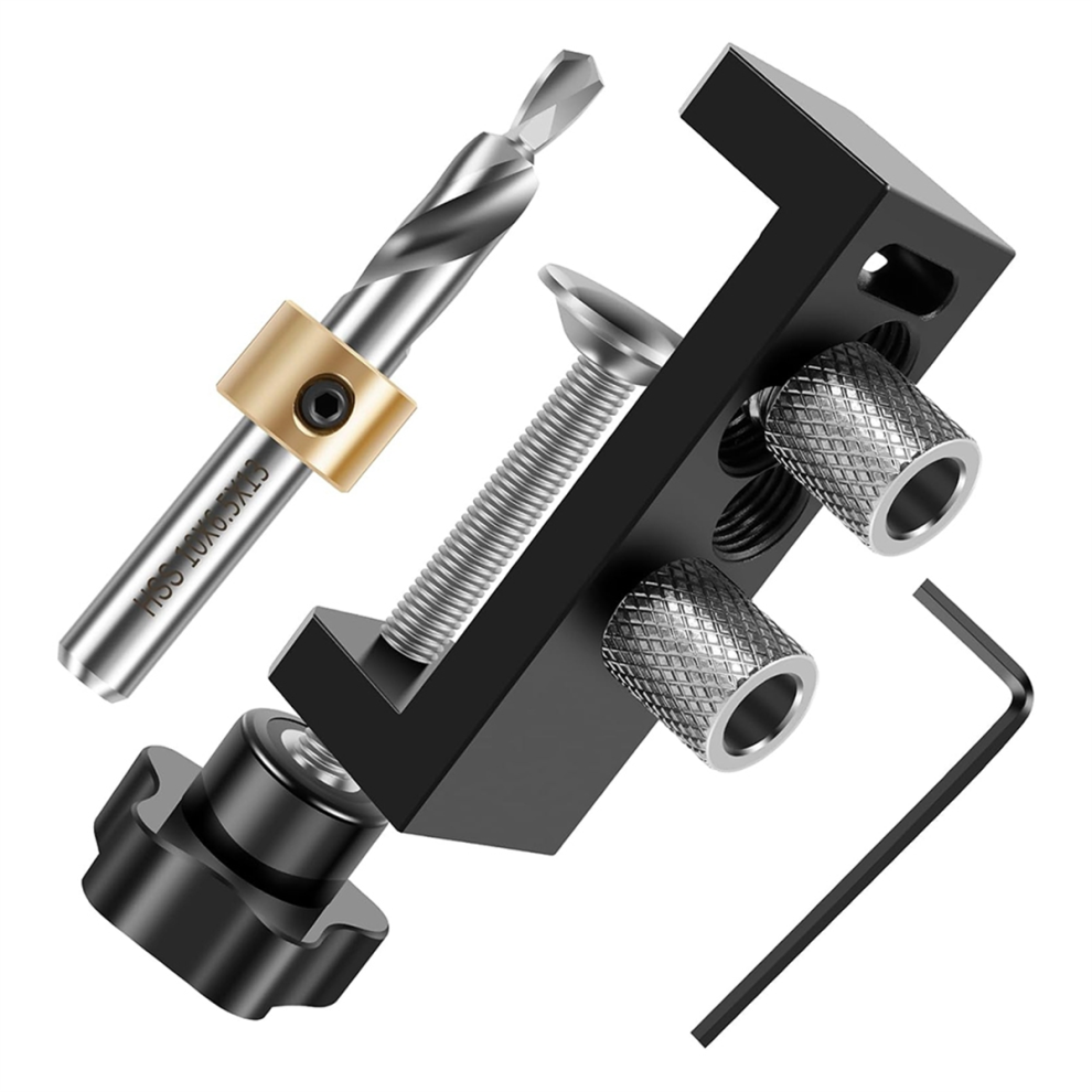 Aluminum Profile Drilling Jig, Drill Guide With Sliders Punching Auxiliary Tool 4851045579435