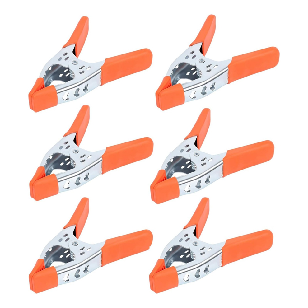 6Pcs 6Inch Spring Clamp, Heavy Duty Metal Clamps, 2.5-Inch Jaw Opening 4851045579619