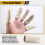 10PCS Leather Finger Protector Thimble Guards Tools for Hand Craft Jewelry Making,Creamy-White 8