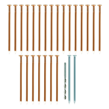 Copper Nails to Killing Trees,3.5 Inch Pure Bulk,Stump Removal Spikes Hardware for Trees