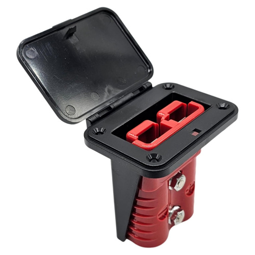 2PCS Plug Mounting Panel with Dust Cover, Base Cover,Compatible Anderson SB175 Series 50A 2
