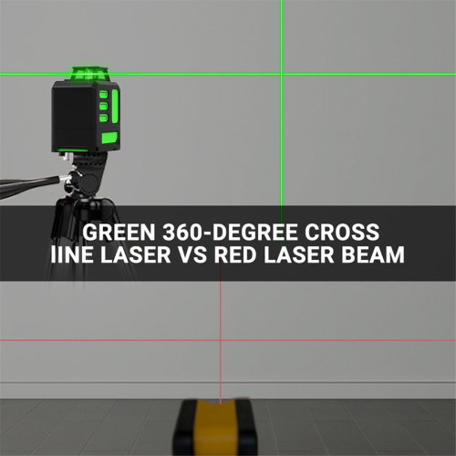 High precision electronic level Building floors Portable five-wire Laser meter 2