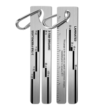 Metal 4/09 Shingle Gauge with Carabiner, House Roof Measuring Tool, Pitch Roofing Tools 2PCS