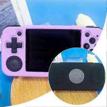 (Black) Handheld Game Console Silicone Protective Cover For ANBERNIC RG35XX