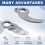 Replaceable Blades for Branch Scissors Spare Blade Electric Shears Parts SK5 8