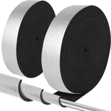 Pipe Insulation Packaging, Winter Antifreeze Protection, Suitable for Hot and Cold Water Pipes, Reduce Heat Loss 2 Rolls