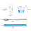 Epoxy Mixing Cups Tool Kit,10Pcs 10ML Precision Tip Applicator Bottles,50PCS 40ML Disposable Measuring 3
