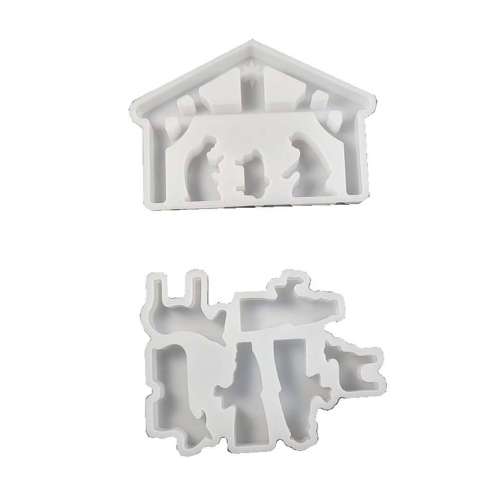 Saudism The Scene Of Jesus' Birth Diy Mold Home Furnishing