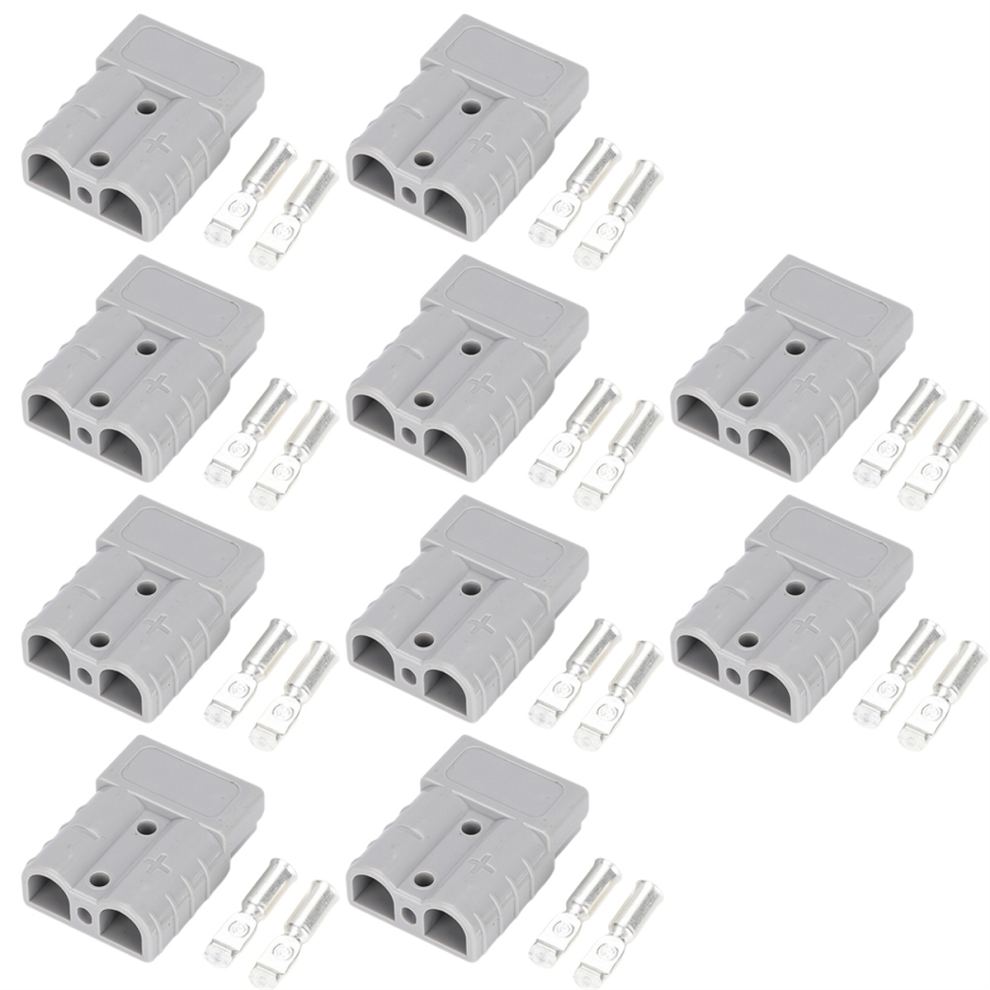 50A High Current Connector For Electric Vehicle Batteries, Ups, Solar Cables, New Energy Plugs Gray 4851045587164
