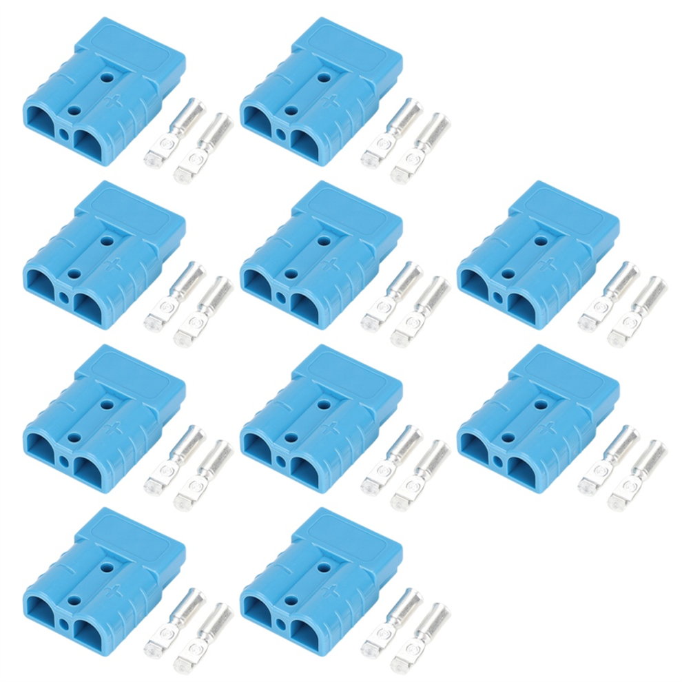 50A High Current Connector For Electric Vehicle Batteries, Ups, Solar Cables, New Energy Plugs Blue 4851045587126