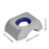 Face Pillow for Massage Foam Cradle Square Down Comfortable Cushion Ergonomic Breathe Easy 3