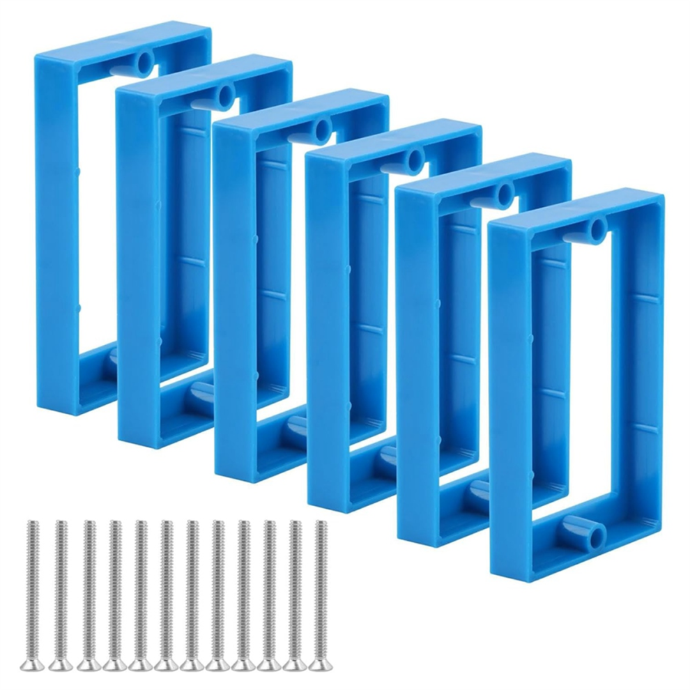 Photos - Other Electrical Equipment 6 Pcs 1/2inch Single Gang Receptacle Outlet Box Extenders, with Screws, Electrical Extender for