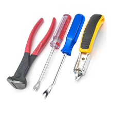 4Pcs Upholstery and Repair Staple Remover Tack Puller Nail Tool Set,for Furniture Floor Wall Wooden Case Frame