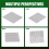 Scale Static Grass Planting Template Tool for Electrostatic Flock Applicator Scene Sand Table 9