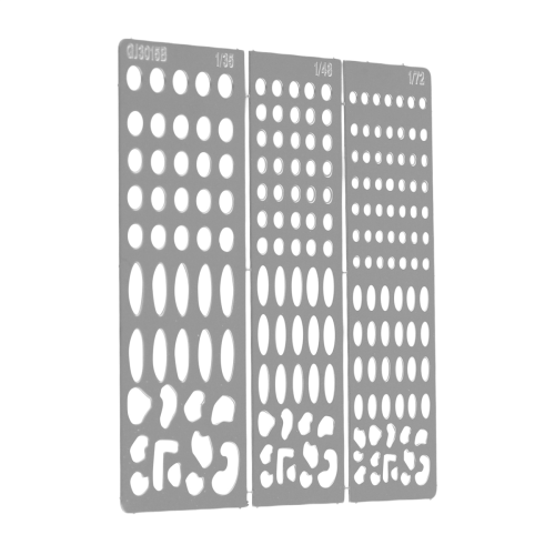 Scale Static Grass Planting Template Tool for Electrostatic Flock Applicator Scene Sand Table 1