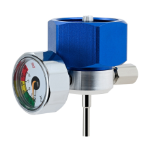 Propane Filling Adapter for Green Gas with Pressure Gauges and Thimble Protective Cover Use Camping Tank